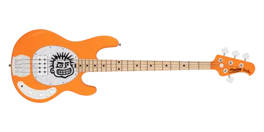 Sterling by Music Man - Mike Herrera Artist Series StingRay Bass - Orange Creamsicle