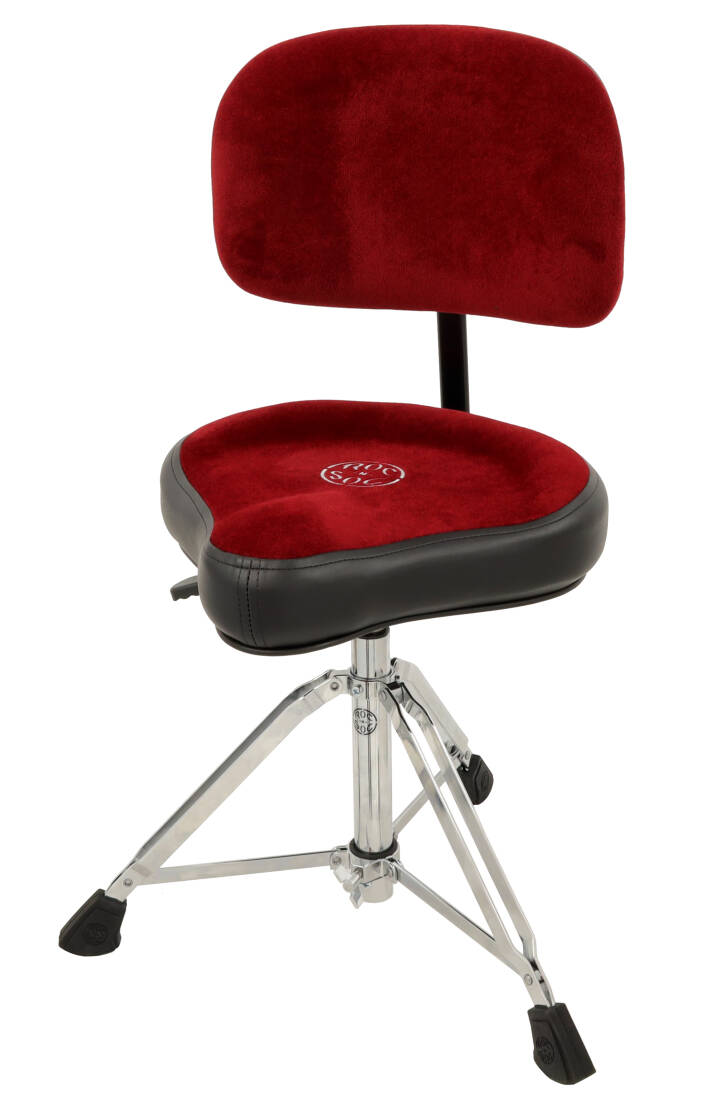 Nitro Rider Drum Throne with Backrest - Red