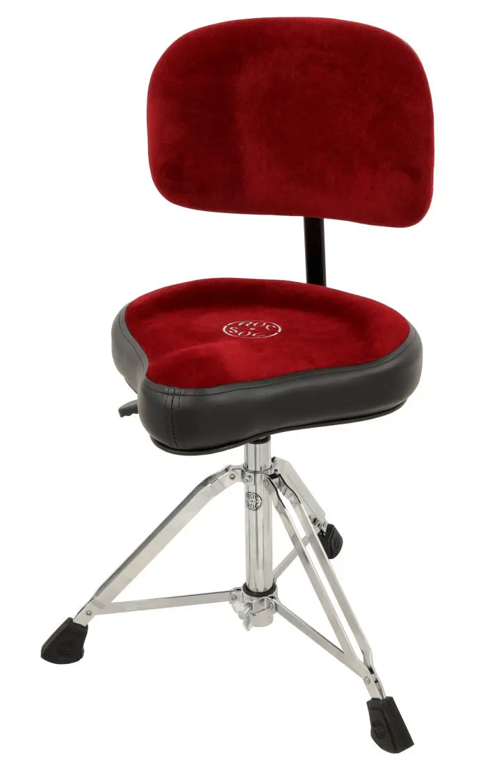 Nitro Rider Drum Throne with Backrest - Red