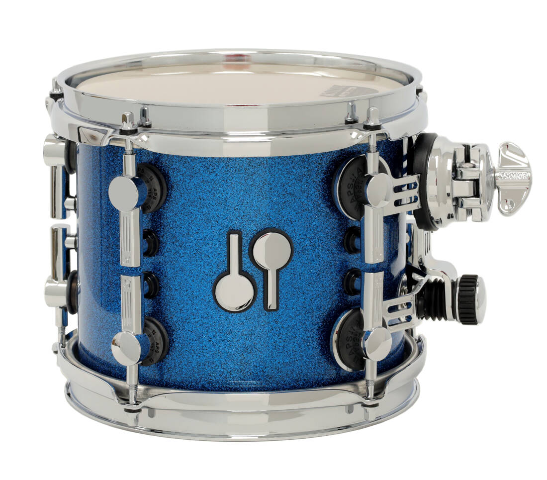 SQ2 Vintage Birch 7x8\'\' Tom - Blue Sparkle