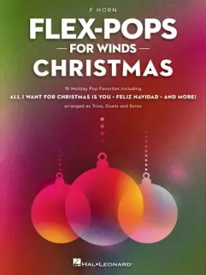 Hal Leonard - Flex-Pops for Winds: Christmas - Snyder - French Horn - Book