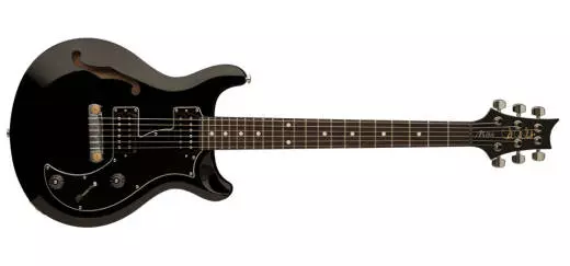 S2 Mira Semi-Hollow Electric Guitar -  Black