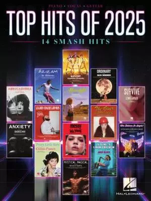 Hal Leonard - Top Hits of 2025: 14 Smash Hits - Piano/Vocal/Guitar - Book