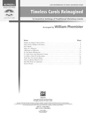Timeless Carols Reimagined - Phemister - Piano - Book