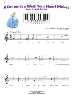 Piano-by-Color: Disney Princess Collection - Piano - Book