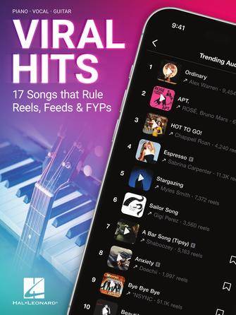 Viral Hits 17 Songs That Rule Reels, Feeds, & FYPs - Piano/Vocal/Guitar - Book