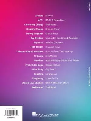 Viral Hits 17 Songs That Rule Reels, Feeds, & FYPs - Piano/Vocal/Guitar - Book