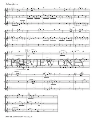 Trios for All Occasions Volume 4 - Kaisershot - Alto Saxophone - Book