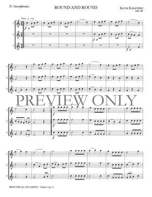 Trios for All Occasions Volume 4 - Kaisershot - Alto Saxophone - Book