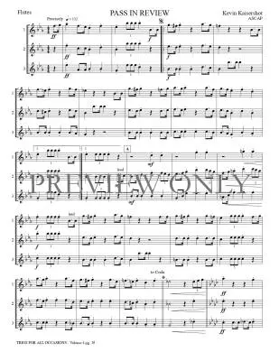 Trios for All Occasions Volume 4 - Kaisershot - Flute - Book