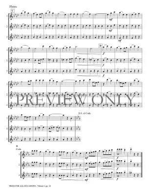 Trios for All Occasions Volume 4 - Kaisershot - Flute - Book