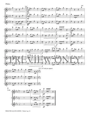 Trios for All Occasions Volume 4 - Kaisershot - Flute - Book