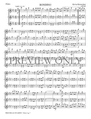 Trios for All Occasions Volume 4 - Kaisershot - Flute - Book