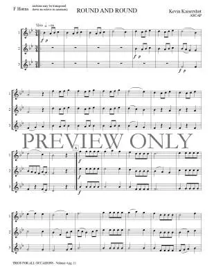 Trios for All Occasions Volume 4 - Kaisershot - French Horn - Book