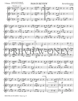 Trios for All Occasions Volume 4 - Kaisershot - French Horn - Book