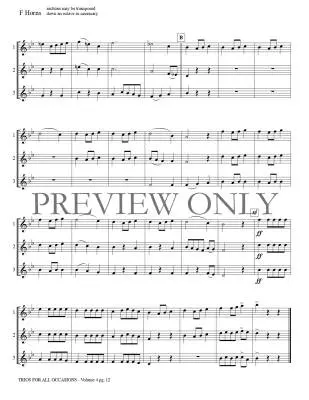 Trios for All Occasions Volume 4 - Kaisershot - French Horn - Book