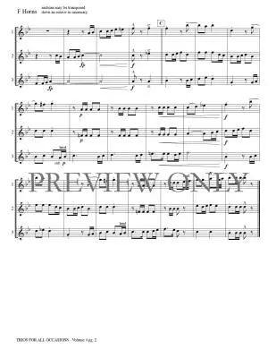 Trios for All Occasions Volume 4 - Kaisershot - French Horn - Book