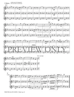 Trios for All Occasions Volume 4 - Kaisershot - French Horn - Book