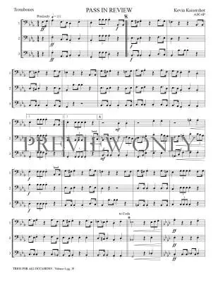 Trios for All Occasions Volume 4 - Kaisershot - Trombone - Book