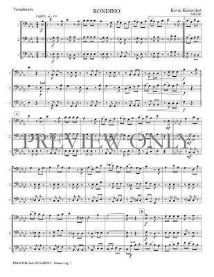 Trios for All Occasions Volume 4 - Kaisershot - Trombone - Book