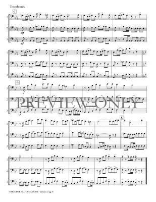 Trios for All Occasions Volume 4 - Kaisershot - Trombone - Book