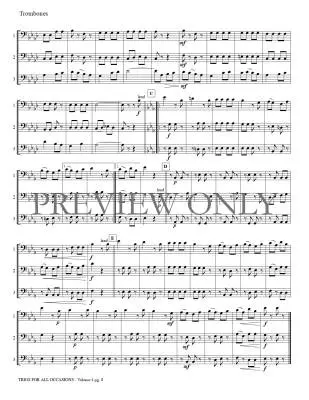 Trios for All Occasions Volume 4 - Kaisershot - Trombone - Book