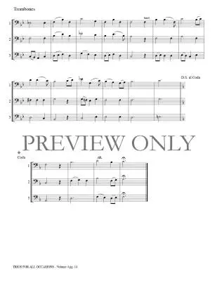 Trios for All Occasions Volume 4 - Kaisershot - Trombone - Book