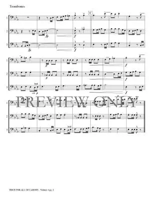 Trios for All Occasions Volume 4 - Kaisershot - Trombone - Book