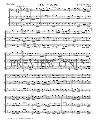 Trios for All Occasions Volume 4 - Kaisershot - Trombone - Book