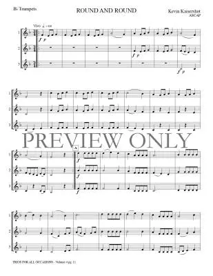 Trios for All Occasions Volume 4 - Kaisershot - Trumpet - Book