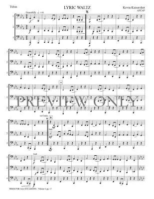 Trios for All Occasions Volume 4 - Kaisershot - Tuba - Book