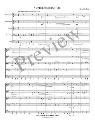 A Warrior\'s Departure - Meeboer - Brass Quintet