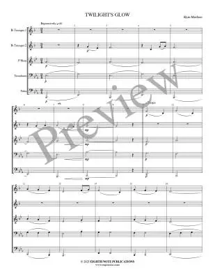 Twilight\'s Glow - Meeboer - Brass Quintet