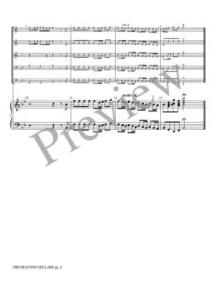 Heavens Declare: Psalm 19 - Marcello/Marlatt - Brass Ensemble/Organ