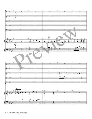 Hail the Conquering Hero - Handel/Marlatt - Brass Ensemble/Organ