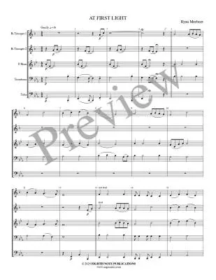 At First Light - Meeboer - Brass Quintet