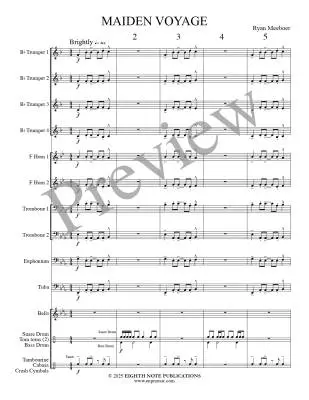Maiden Voyage - Meeboer - Brass Ensemble