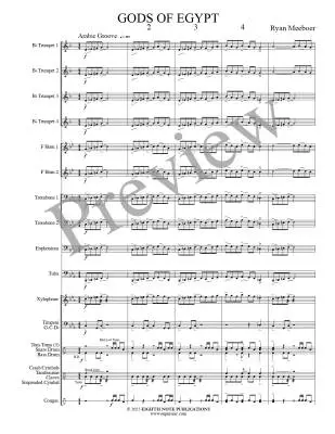 The Gods of Egypt - Meeboer - Brass Ensemble