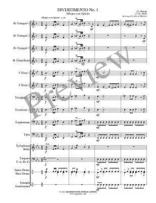 Divertimento No. 1: Allegro con Spirito - Haydn/Marlatt - Brass Ensemble