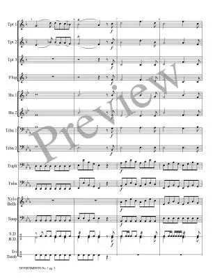 Divertimento No. 1: Allegro con Spirito - Haydn/Marlatt - Brass Ensemble