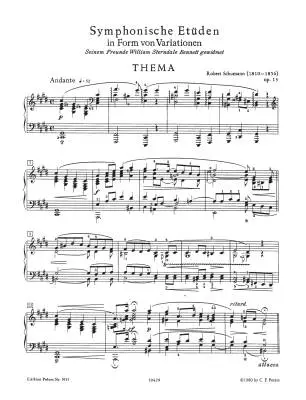 Etudes Symphoniques Op.13 - Schumann/Kohler - Piano - Book