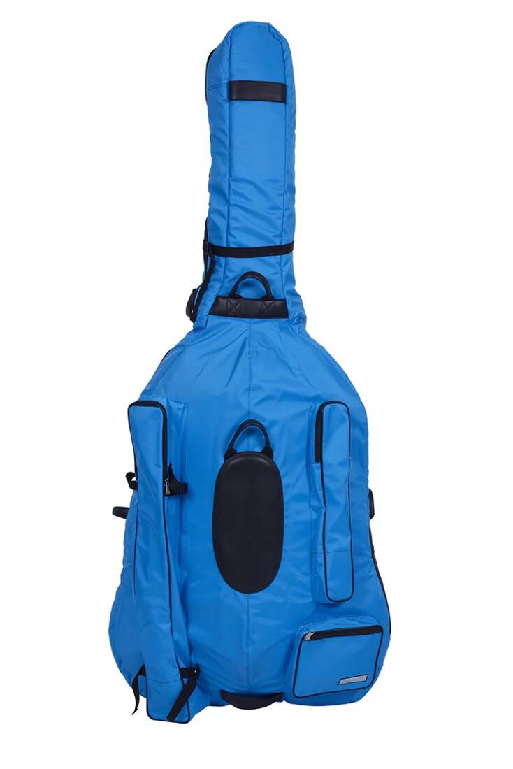 Performance 7/8 Double Bass Cover - Sky Blue