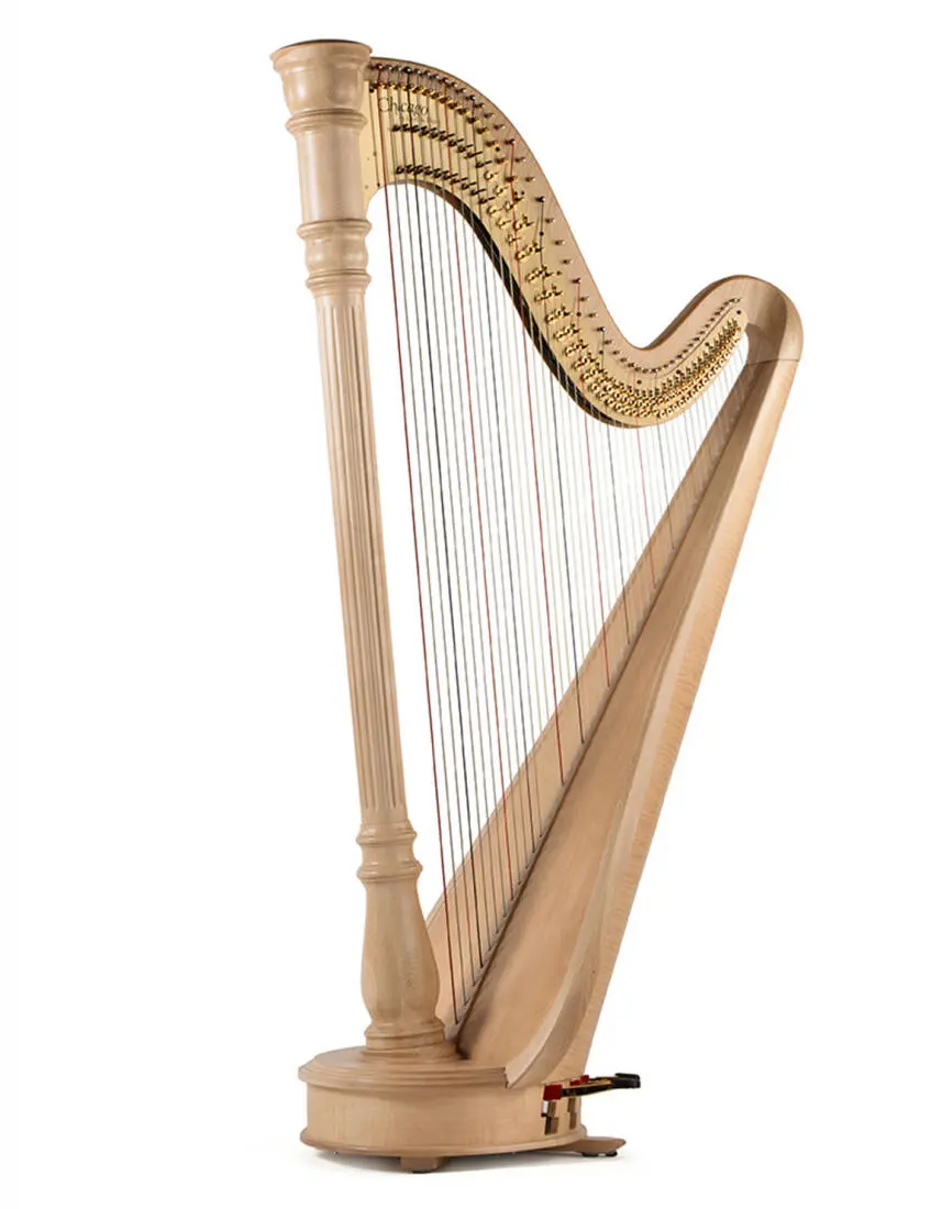 Chicago Concertino Extended 47-String Harp - Natural
