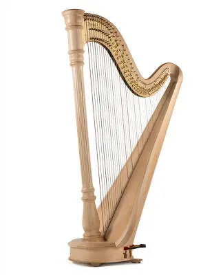 Lyon & Healy - Chicago Concertino Extended 47-String Harp - Natural