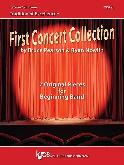 Tradition of Excellence: First Concert Collection - Pearson/Nowlin - Tenor Sax - Book