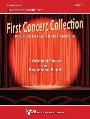 Neil A. Kjos Music Co - Tradition of Excellence: First Concert Collection - Pearson/Nowlin - Alto Clarinet - Book
