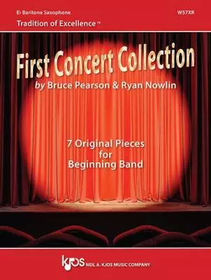 Neil A. Kjos Music Co - Tradition of Excellence: First Concert Collection - Pearson/Nowlin - Baritone Saxophone - Book