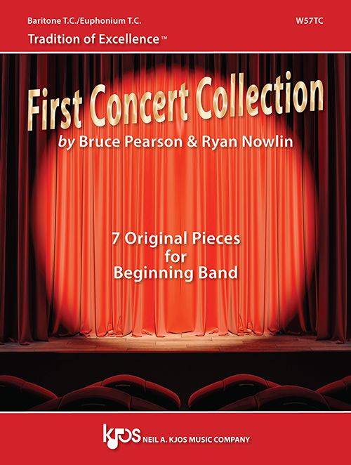 Tradition of Excellence: First Concert Collection - Pearson/Nowlin - Baritone T.C./Euphonium T.C. - Book