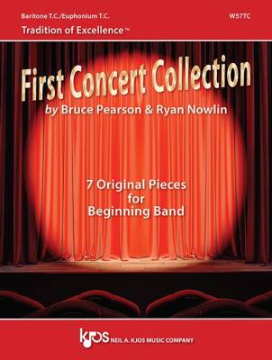 Tradition of Excellence: First Concert Collection - Pearson/Nowlin - Baritone T.C./Euphonium T.C. - Book