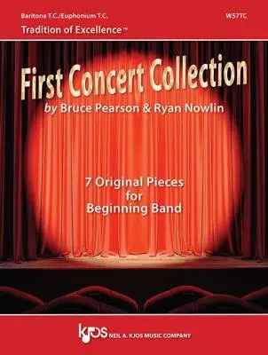 Neil A. Kjos Music Co - Tradition of Excellence: First Concert Collection - Pearson/Nowlin - Baritone T.C./Euphonium T.C. - Book